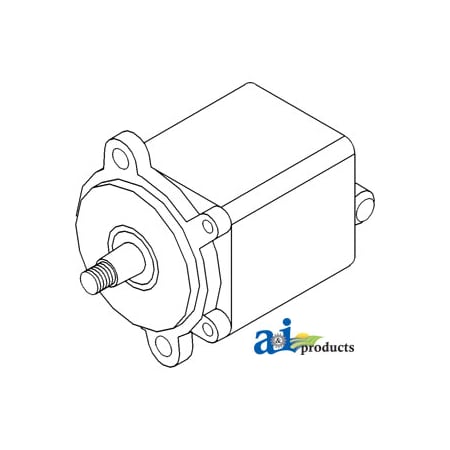 A & I Products Pump, Power Steering w/o Reservoir 6.1" x4.9" x7.9" A-C7NN3A674B